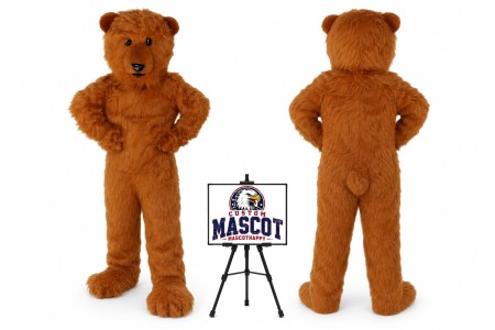 Grizzy Bear Mascot Costume