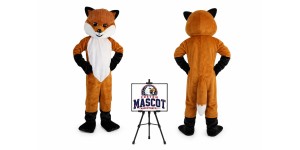 Hairy Fox Mascot Costume Hairy Fox Mascot Costume