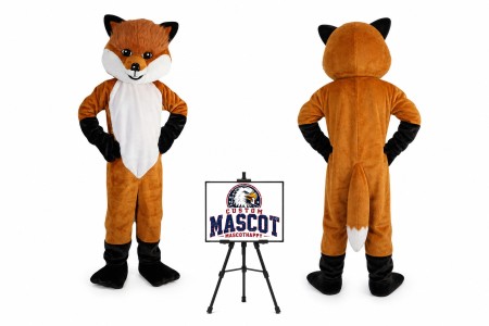Hairy Fox Mascot Costume