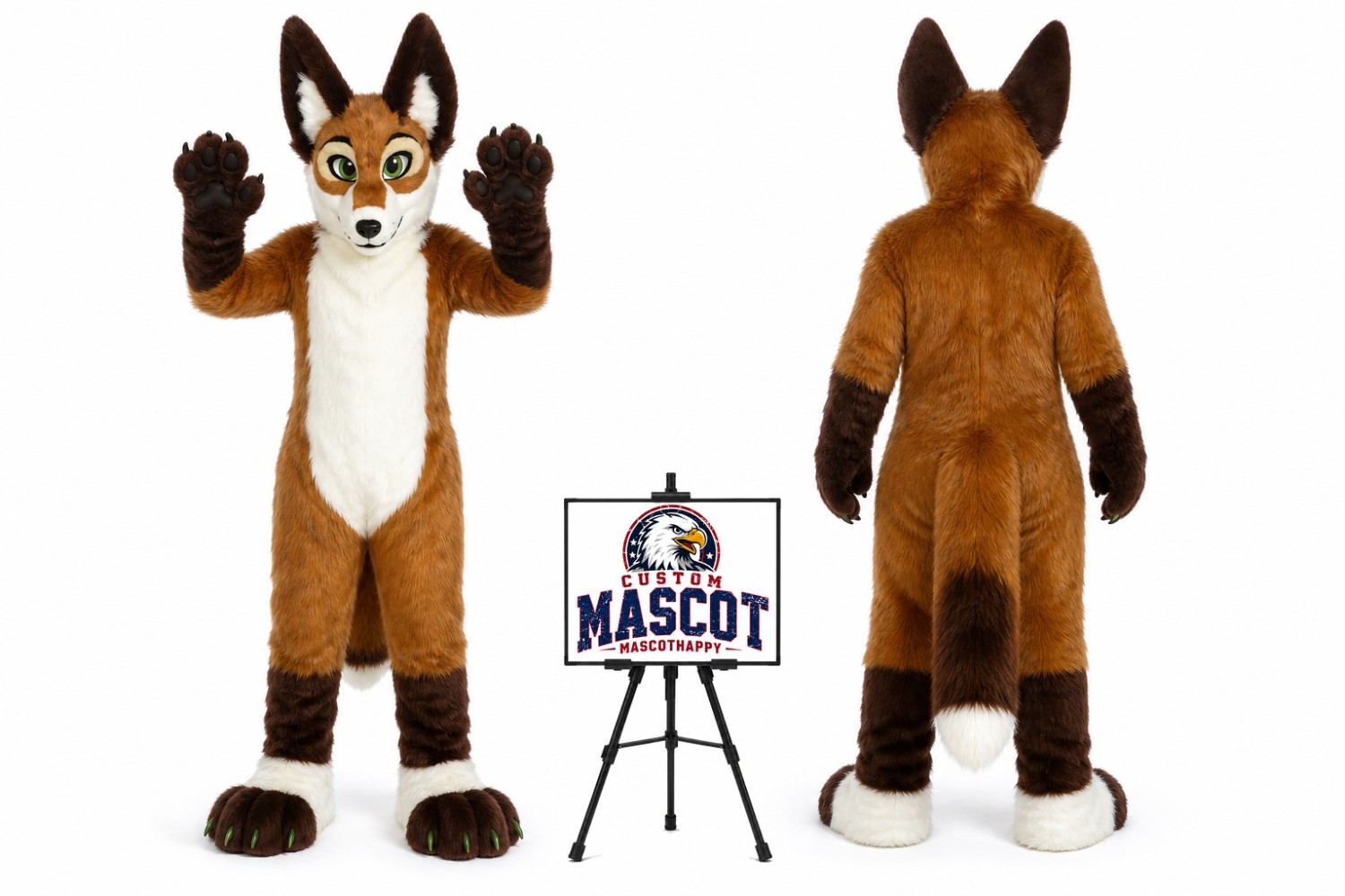 Long Fur Wolf Dog Fursuit Mascot Furry Costume Mascot Costume Long Fur Wolf Dog Fursuit Mascot Furry Costume Mascot Costume