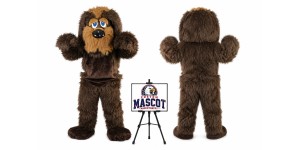 Long Hairy Dog Mascot Costume Long Hairy Dog Mascot Costume