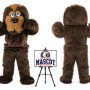 Long Hairy Dog Mascot Costume