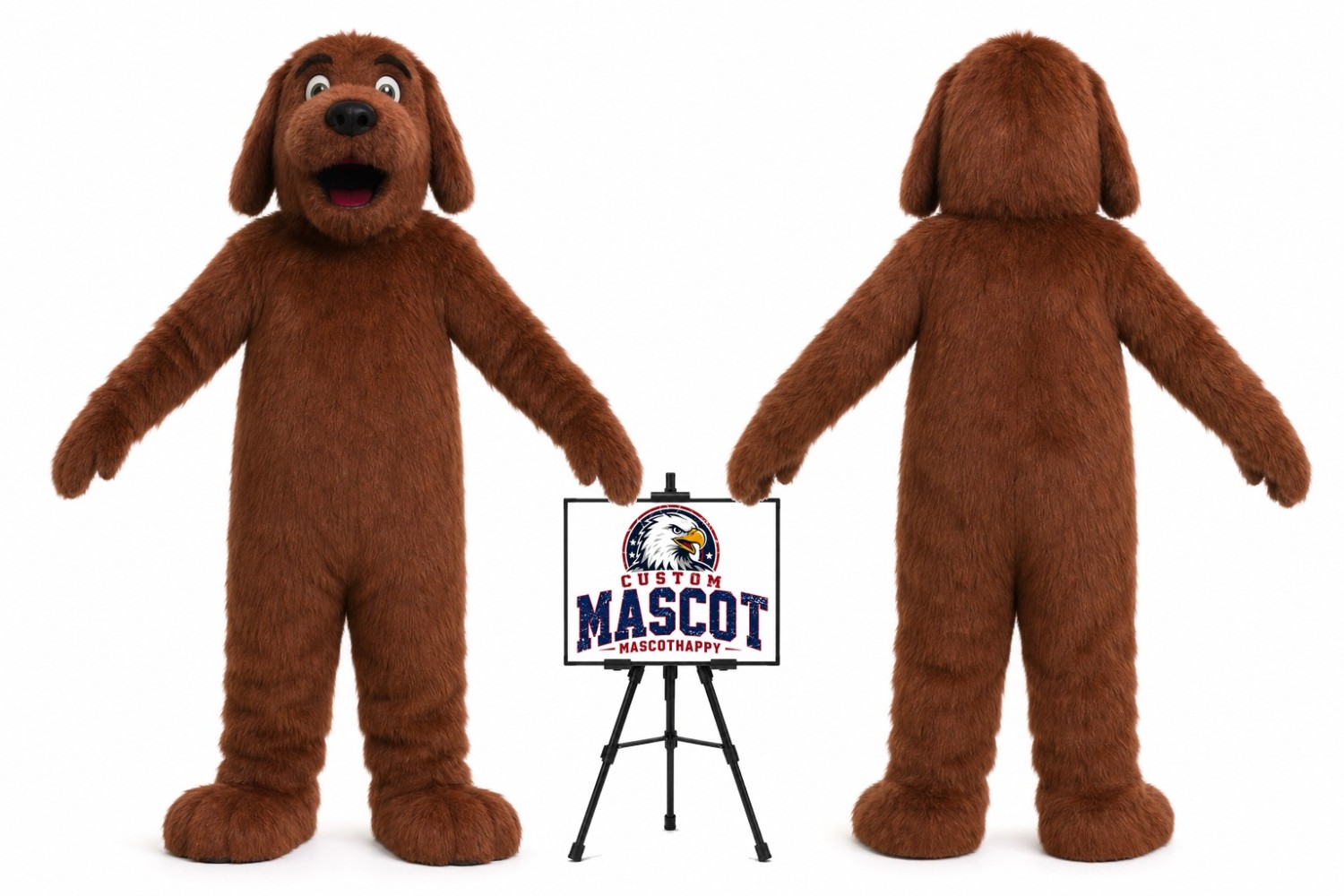 Plush Dog Mascot Costume Plush Dog Mascot Costume