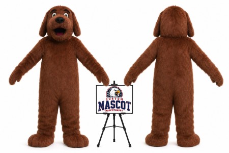 Plush Dog Mascot Costume