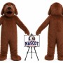Plush Dog Mascot Costume