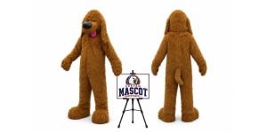 Poodle Dog Mascot Costume Poodle Dog Mascot Costume