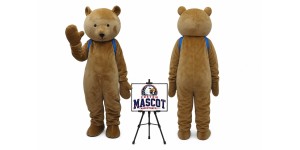 Teddy Bear Adult Mascot Costume Teddy Bear Adult Mascot Costume