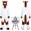 Piebald Horse Mascot Costume