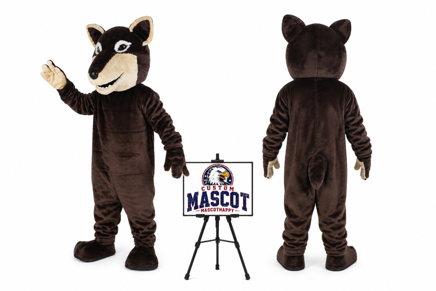 Wolf Mascot Costume Wolf Mascot Costume