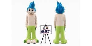 Bubble Boy Mascot Costume Bubble Boy Mascot Costume