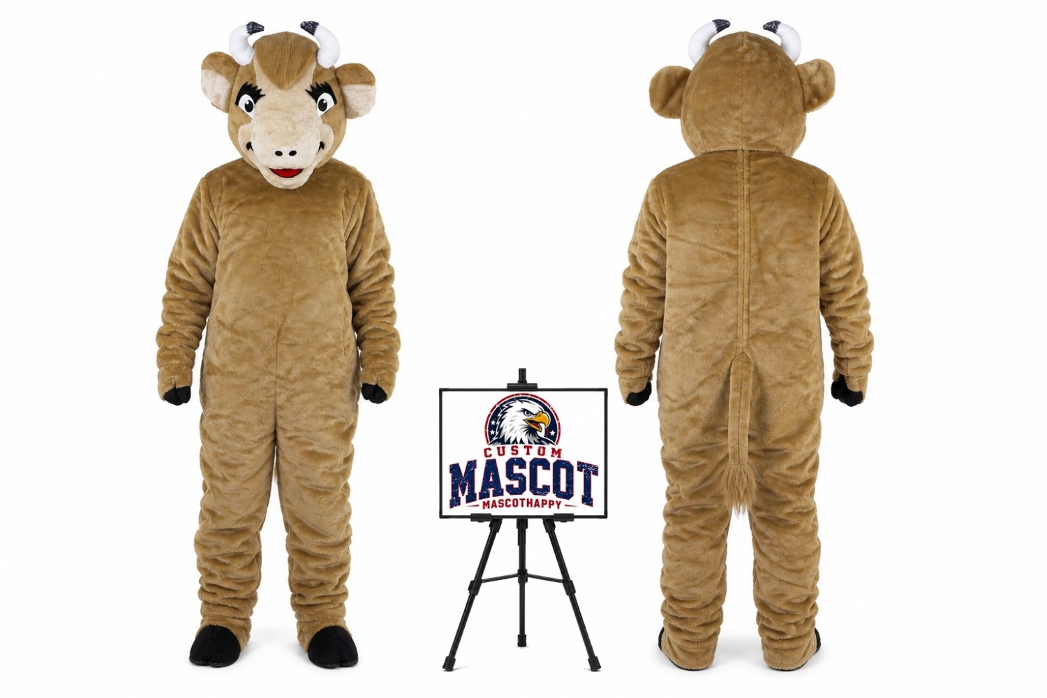 Bull Cattle Mascot Costume Bull Cattle Mascot Costume