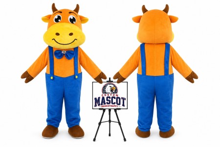 Bull Cow Mascot Costume