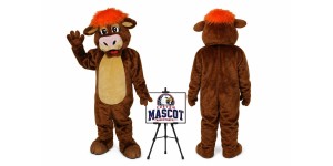 Bull Cow Mascot Costume
