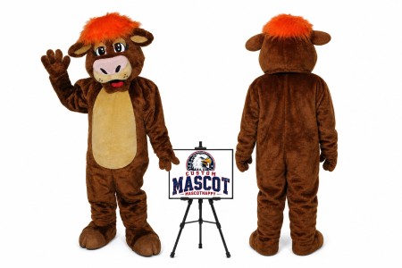 Bull Cow Mascot Costume