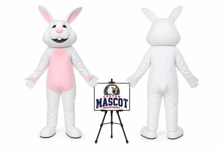 Bunny Rabbit Easter Mascot Costume for Easter Events