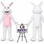 Bunny Rabbit Easter Mascot Costume for Easter Events