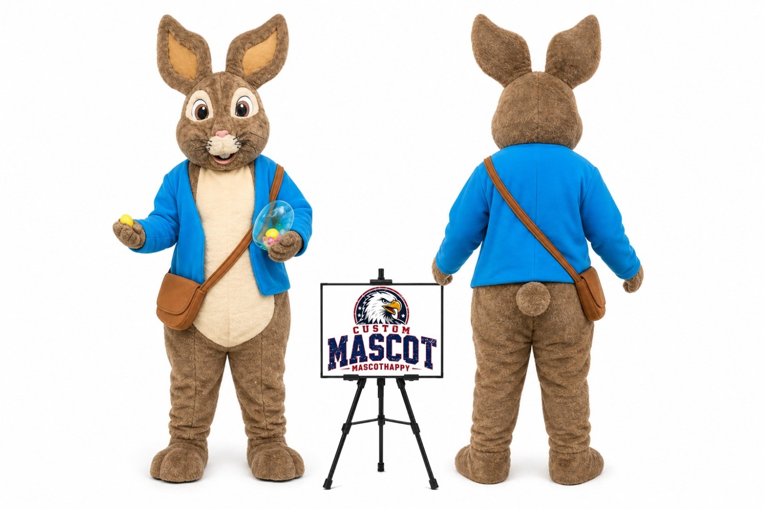 Bunny Rabbit Easter Mascot Costume for Easter Events Bunny Rabbit Easter Mascot Costume for Easter Events