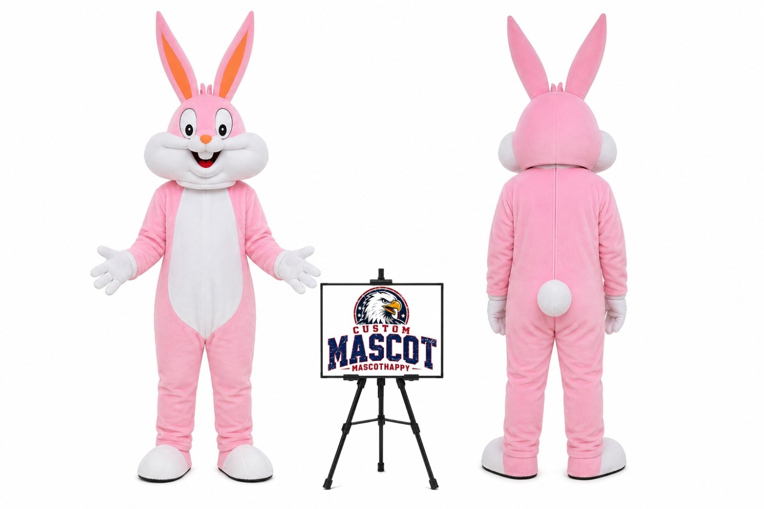 Bunny Rabbit Easter Mascot Costume for Easter Events Bunny Rabbit Easter Mascot Costume for Easter Events