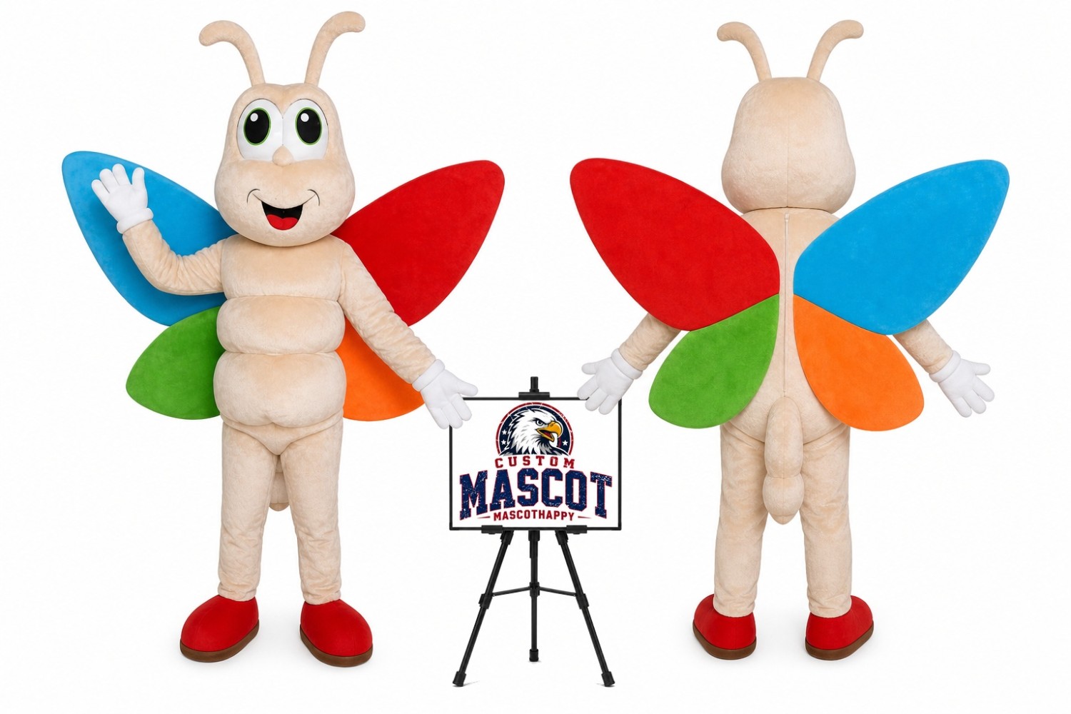 Butterfly Mascot Costume Butterfly Mascot Costume