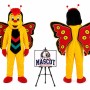 Butterfly Mascot Costume
