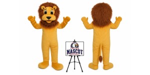 Bwron Furry Lion Mascot Costume Bwron Furry Lion Mascot Costume