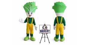 Cabbage Vegetable Mascot Costume Cabbage Vegetable Mascot Costume