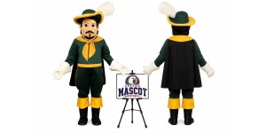 Calvin Cavalier Mascot Costume Calvin Cavalier Mascot Costume
