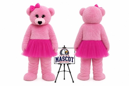 Candy Girl Teddy Bear Mascot Costume