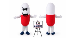 Capsule Pills Mascot Costume Capsule Pills Mascot Costume