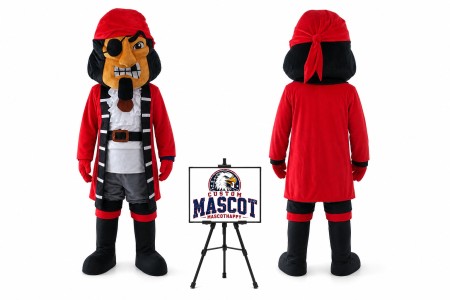 Captain Pirate Mascot Costume for Parties