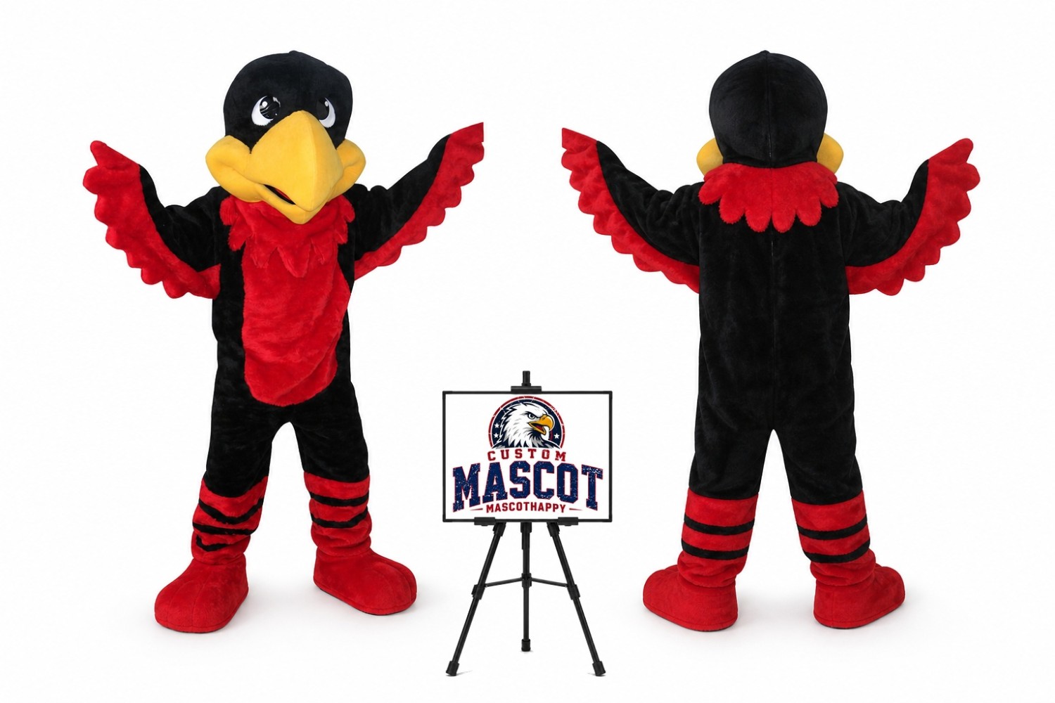 Cardinal Bird Mascot Costume Cardinal Bird Mascot Costume