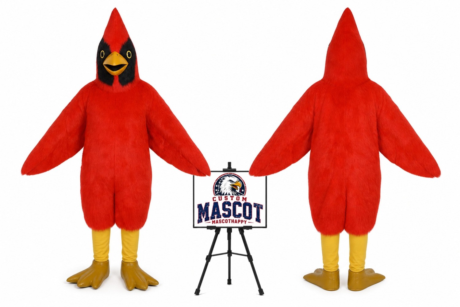 Cardinal Bird Mascot Costume Cardinal Bird Mascot Costume