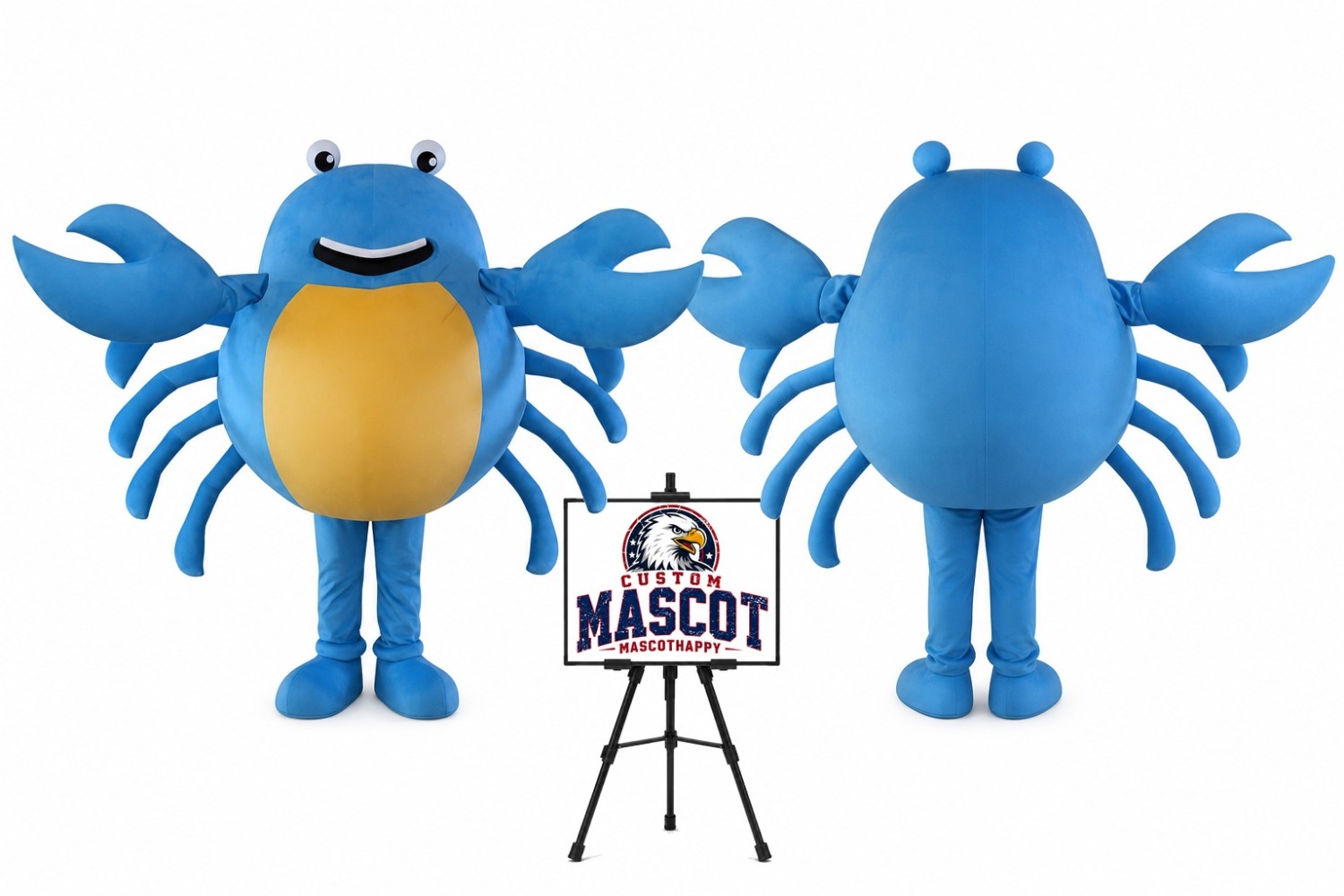 Carnival Adult Crab Mascot Costume Carnival Adult Crab Mascot Costume