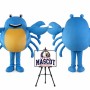 Carnival Adult Crab Mascot Costume