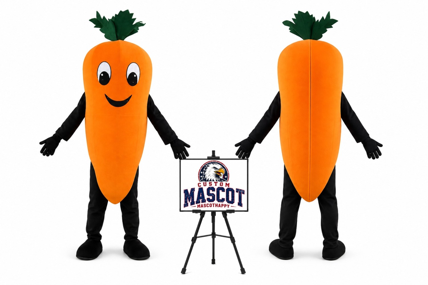 Carrot Mascot Costume Carrot Mascot Costume
