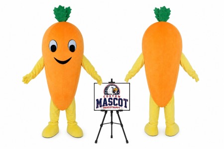 Carrot Vegetable Mascot Costume