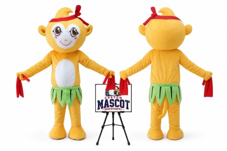 Cartoon Adult Little Monkey Mascot Costume