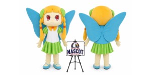 Cartoon Angel Girl Mascot Costume Cartoon Angel Girl Mascot Costume
