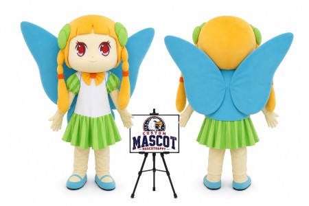Cartoon Angel Girl Mascot Costume