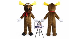 Cartoon Animal Christmas Elk Mascot Costume for Christmas Events Cartoon Animal Christmas Elk Mascot Costume for Christmas Events