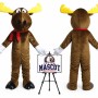 Cartoon Animal Christmas Elk Mascot Costume for Christmas Events