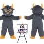Cartoon Animal Plush Long Bison Mascot Costume