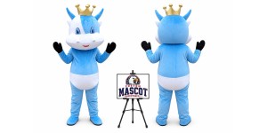 Cartoon Animal Cow Baby Mascot Costume Cartoon Animal Cow Baby Mascot Costume