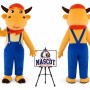 Cartoon Animal Cow Cartoon Mascot Costume