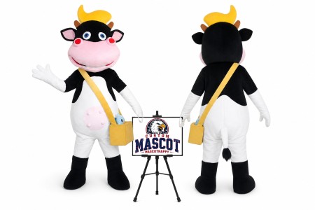 Cartoon Animal Cow Mascot Costume