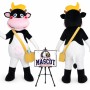 Cartoon Animal Cow Mascot Costume