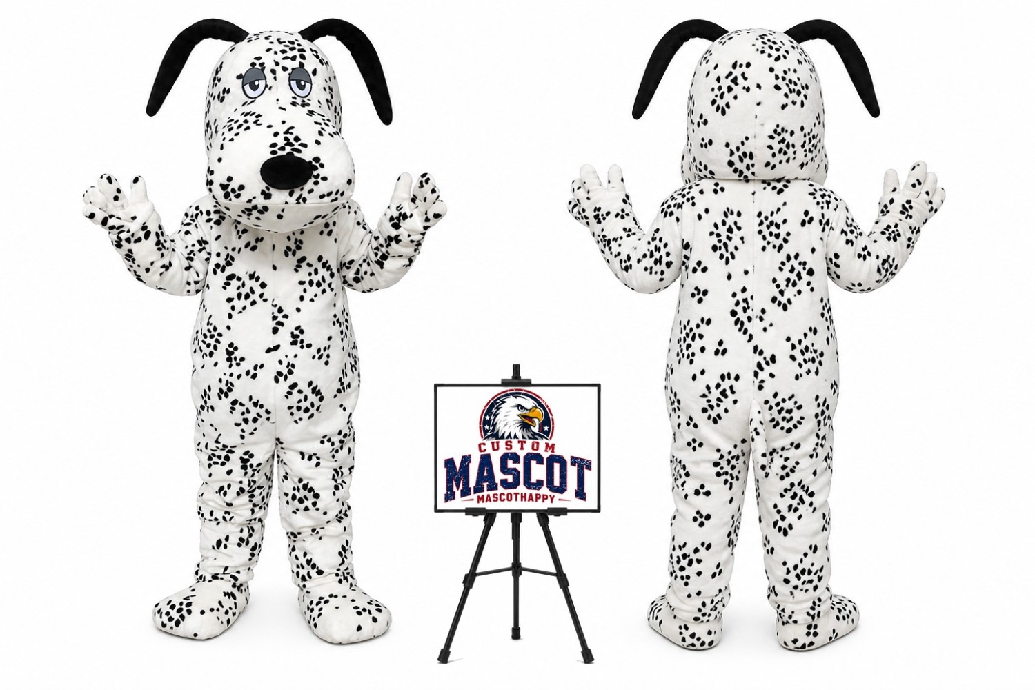 Cartoon Animal Dalmatian Mascot Costume Cartoon Animal Dalmatian Mascot Costume