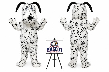Cartoon Animal Dalmatian Mascot Costume