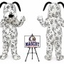 Cartoon Animal Dalmatian Mascot Costume