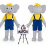 Cartoon Animal Elephant Mascot Costume